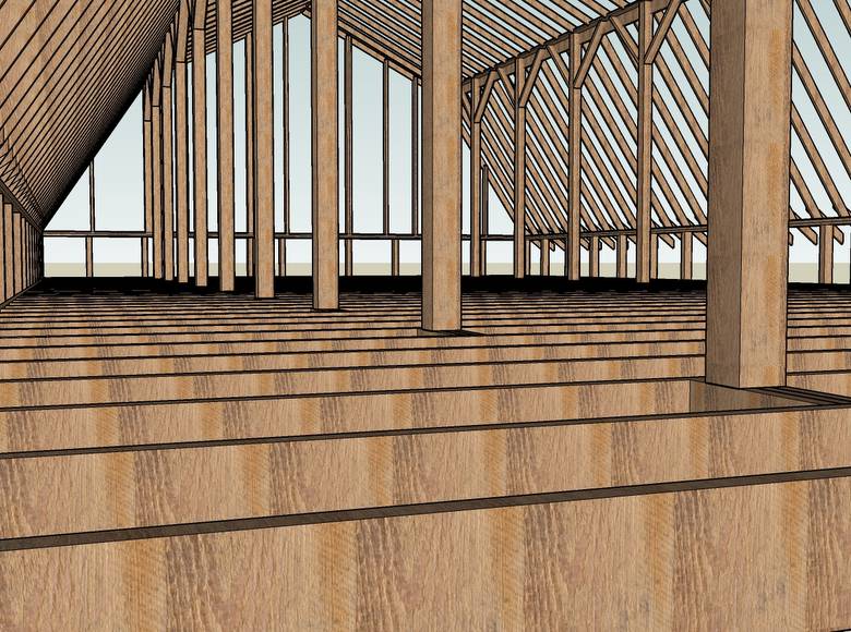 Wray Barn 3D Drawings / Wray Barn Sketch-ups